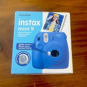 Brand new Instax camera! Never opened, in cobalt blue!